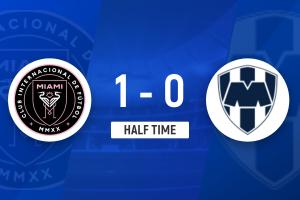 战报：迈阿密1-0蒙特雷，德保罗破门