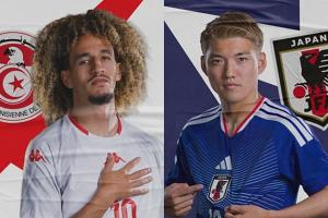 突尼斯对日本首发：久保缺阵，中村敬斗、伊东纯也、汉尼拔领衔