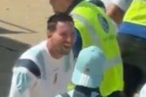 阿根廷过安检罗梅罗打火机被没收，梅西一旁大笑引表情包
