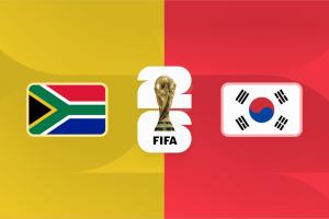 世界杯：南非对阵韩国，首发名单公布：孙兴慜未首发，李刚仁、金玟哉、黄喜灿亮相