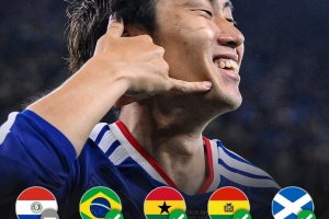 状态极佳！日本近9场比赛取得7胜2平，更曾击败巴西和英格兰