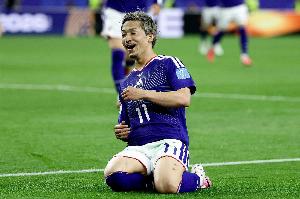 日本队小组第二出线进入淘汰赛，此前淘汰赛最佳成绩为16强